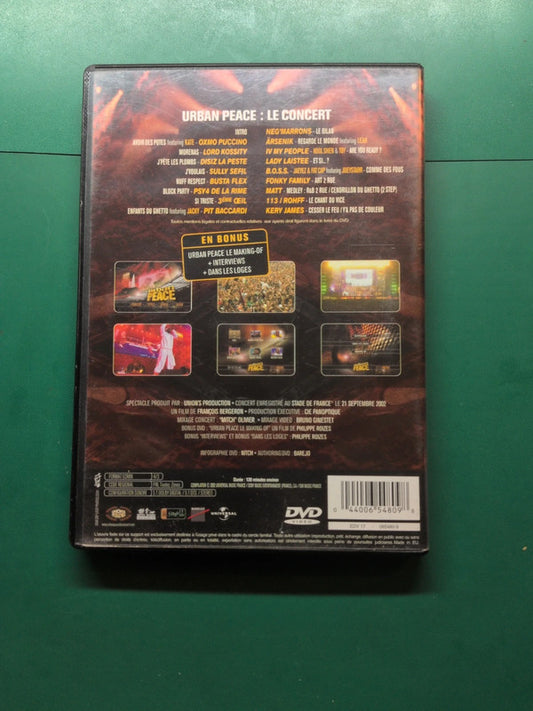 Dvd Urban Peace – Le Concert , 044006548098