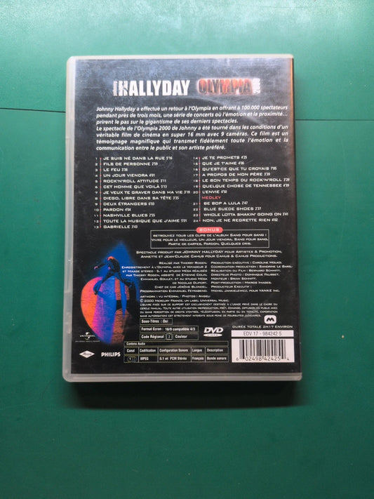 Dvd Johnny Hallyday – Olympia 2000 , 6024984242514