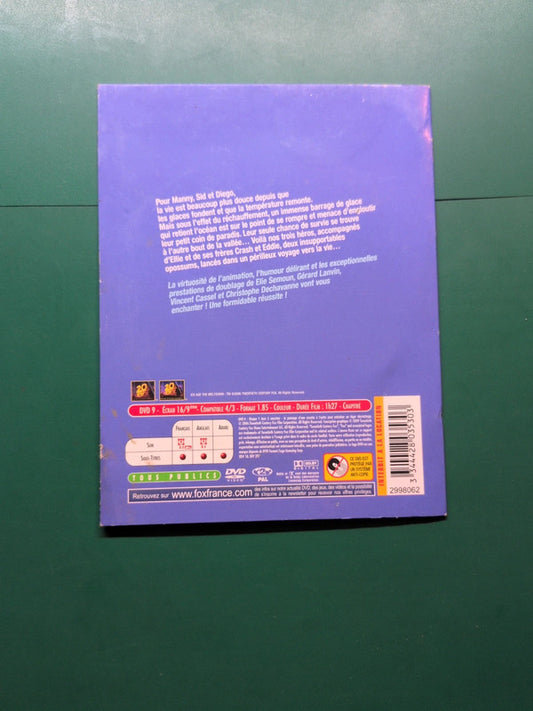 Dvd L’Âge de Glace 2 boite cartonné , 3344428025303