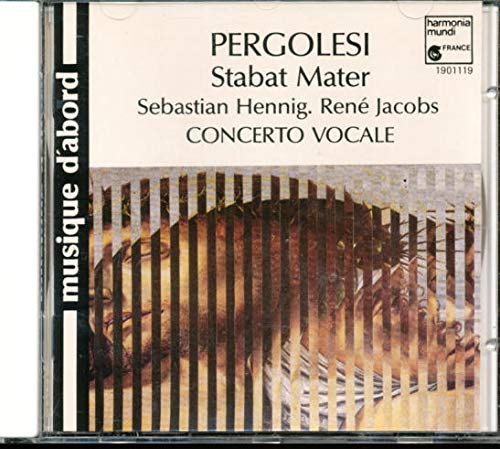 Pergolesi: Stabat Mater, Giovanni Battista Pergolesi, Rene Jacobs, Concerto Vocale, Sebastian Henning