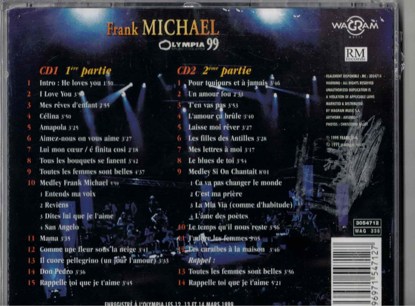 Olympia 99, Frank Michael