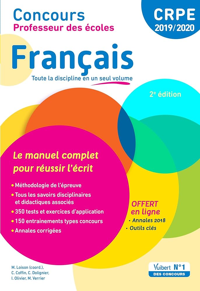 Concours Professeur des écoles - Français - Le manuel complet pour réussir l'écrit: CRPE 2019-2020 cover image