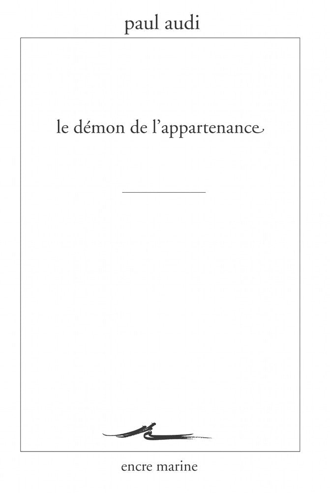Le démon de l'appartenance cover image