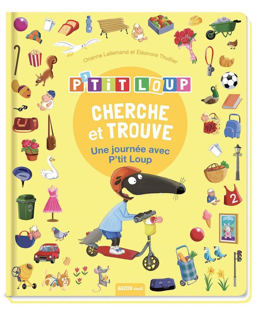 P'tit loup - cherche et trouve - une journée avec p'tit loup cover image
