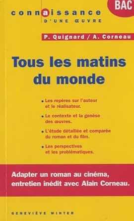 Tous les matins du monde: programmes terminales 2012 cover image