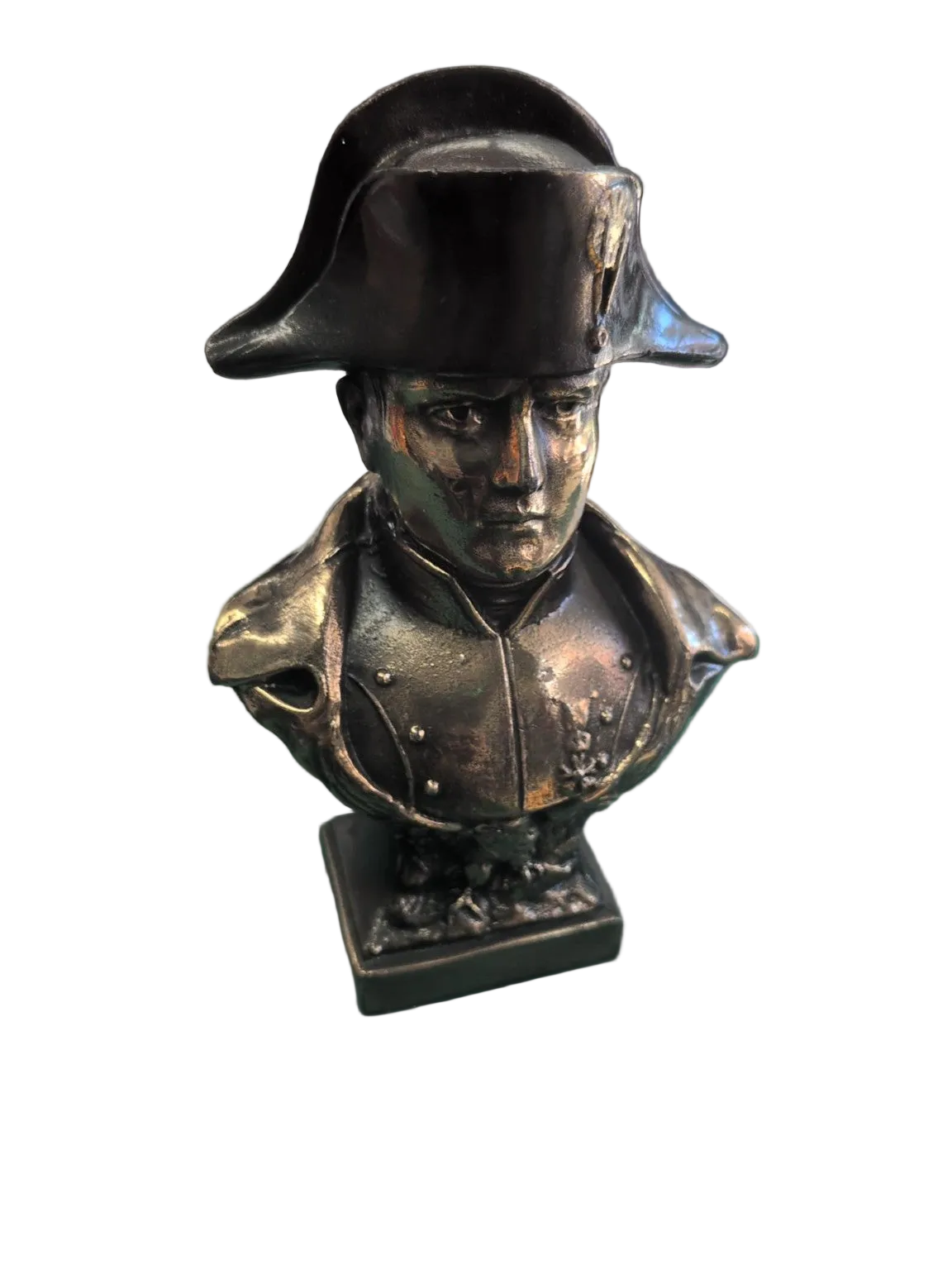 Buste de Napoléon Bonaparte – Patine bronze – 15 cm
