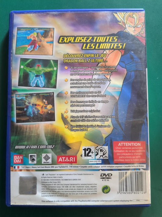 Dragon Ball Z Budokai Tenkaichi PS2 PAL - face arrière
