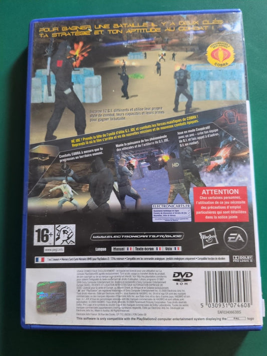 G.I. Joe Le Réveil du Cobra PS2 PAL - verso