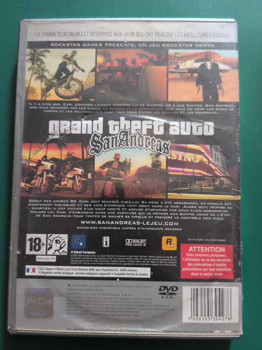 GTA San Andreas Platinum PlayStation 2 PAL - dos