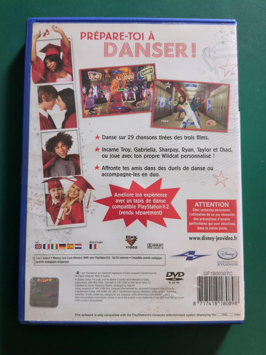 High School Musical 3 Dance PS2 PAL - face arrière