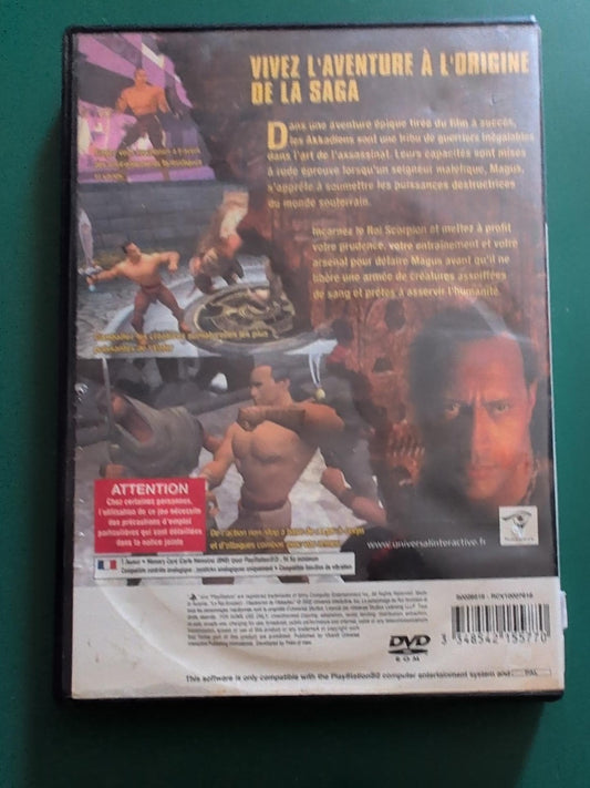 Le Roi Scorpion L'Ascension de l'Akkadien - PlayStation 2 PAL - dos