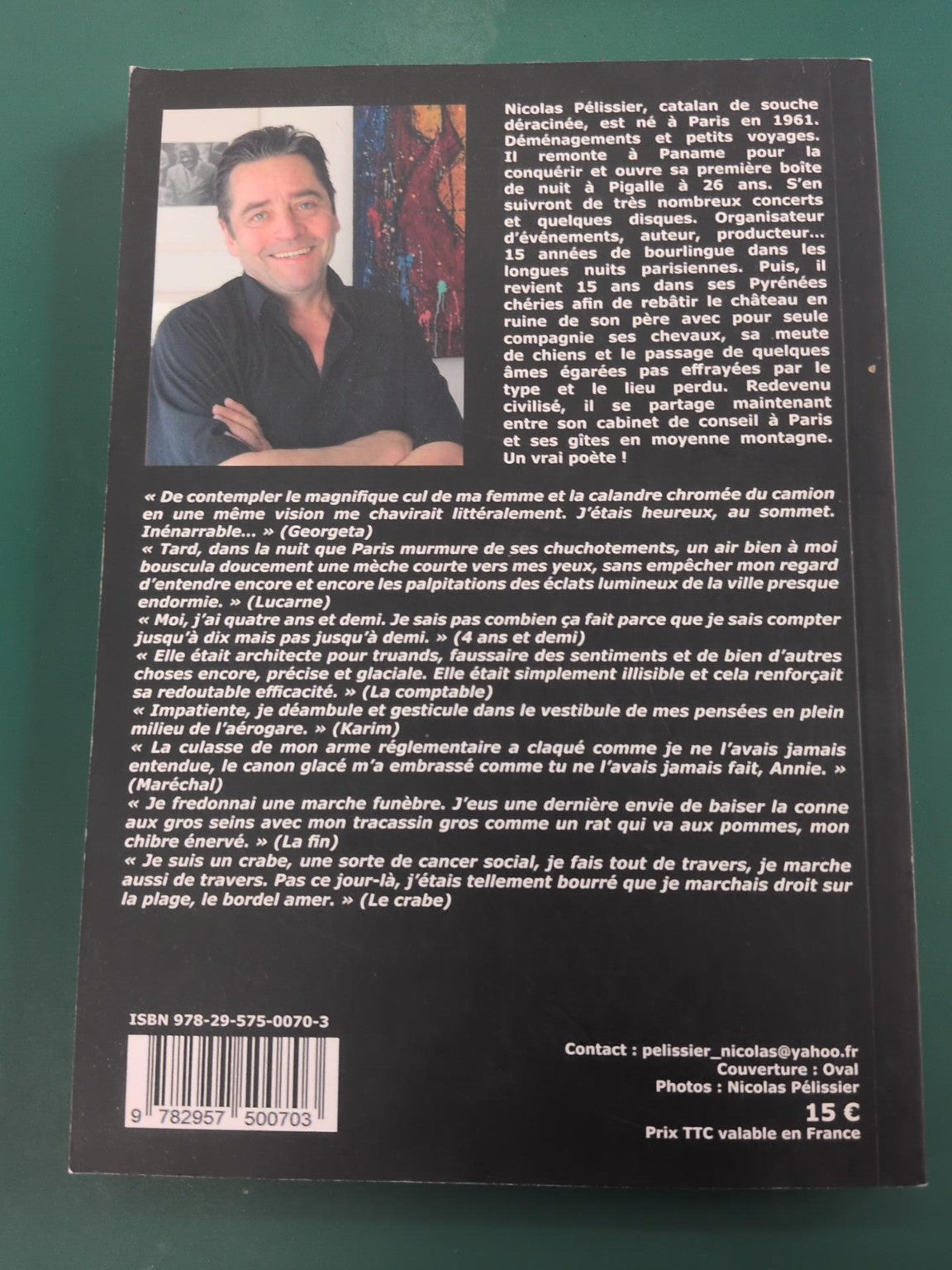Morts dorées – Nicolas Pélissier – quatrième de couverture