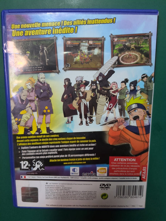 Naruto Uzumaki Chronicles 2 sur PlayStation 2 - jaquette arrière