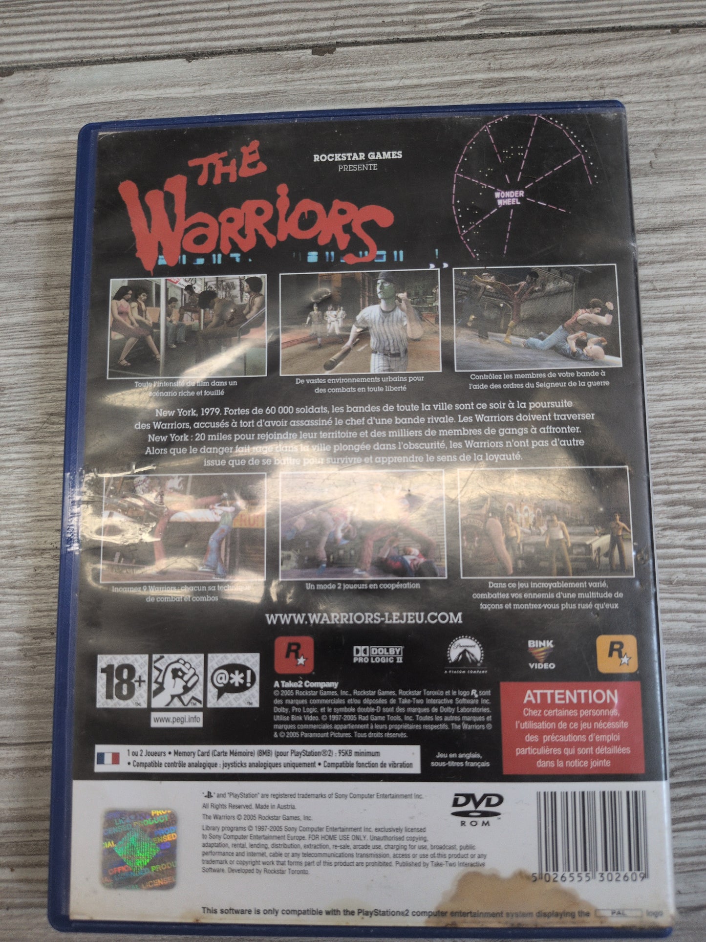 The Warriors - PlayStation 2 - PS2