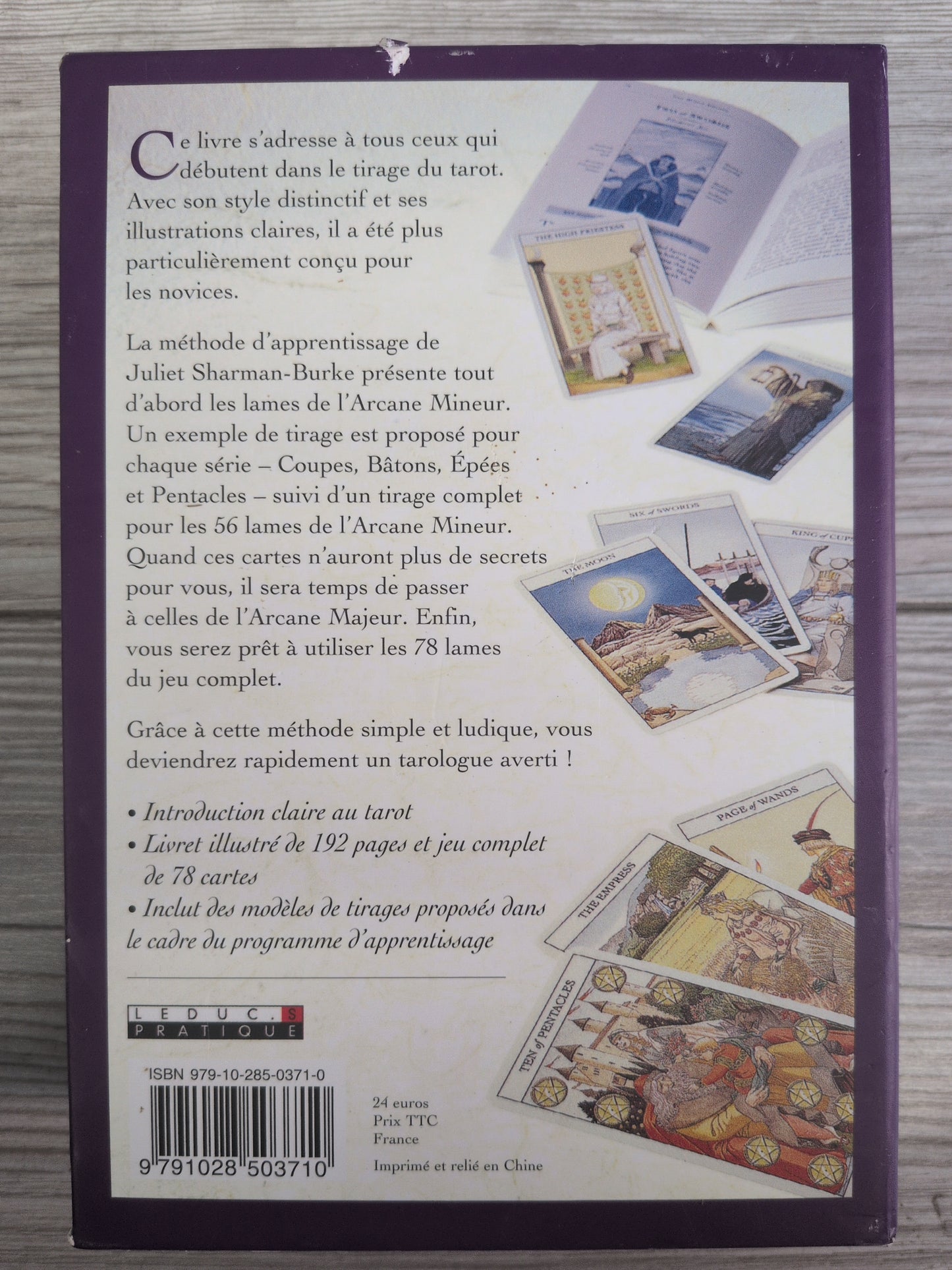 Tarot divinatoire – Juliet Sharman-Burke – 78 cartes + livret illustré