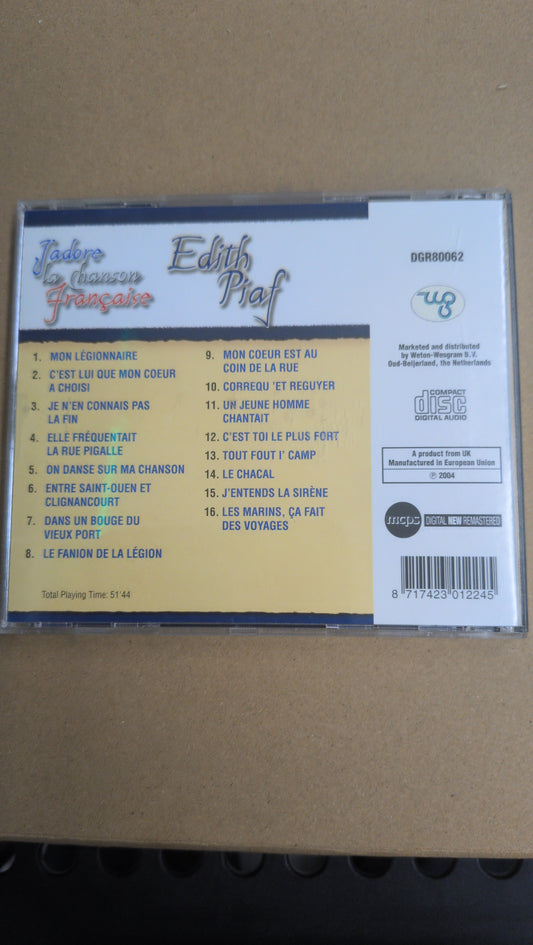 CD occasion – Édith Piaf , J’adore la chanson française