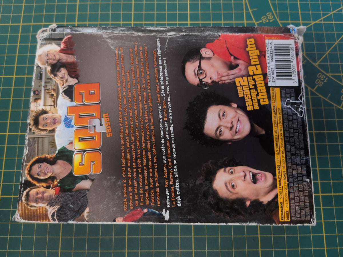 Soda - intégrale saison 2 - coffret DVD dos