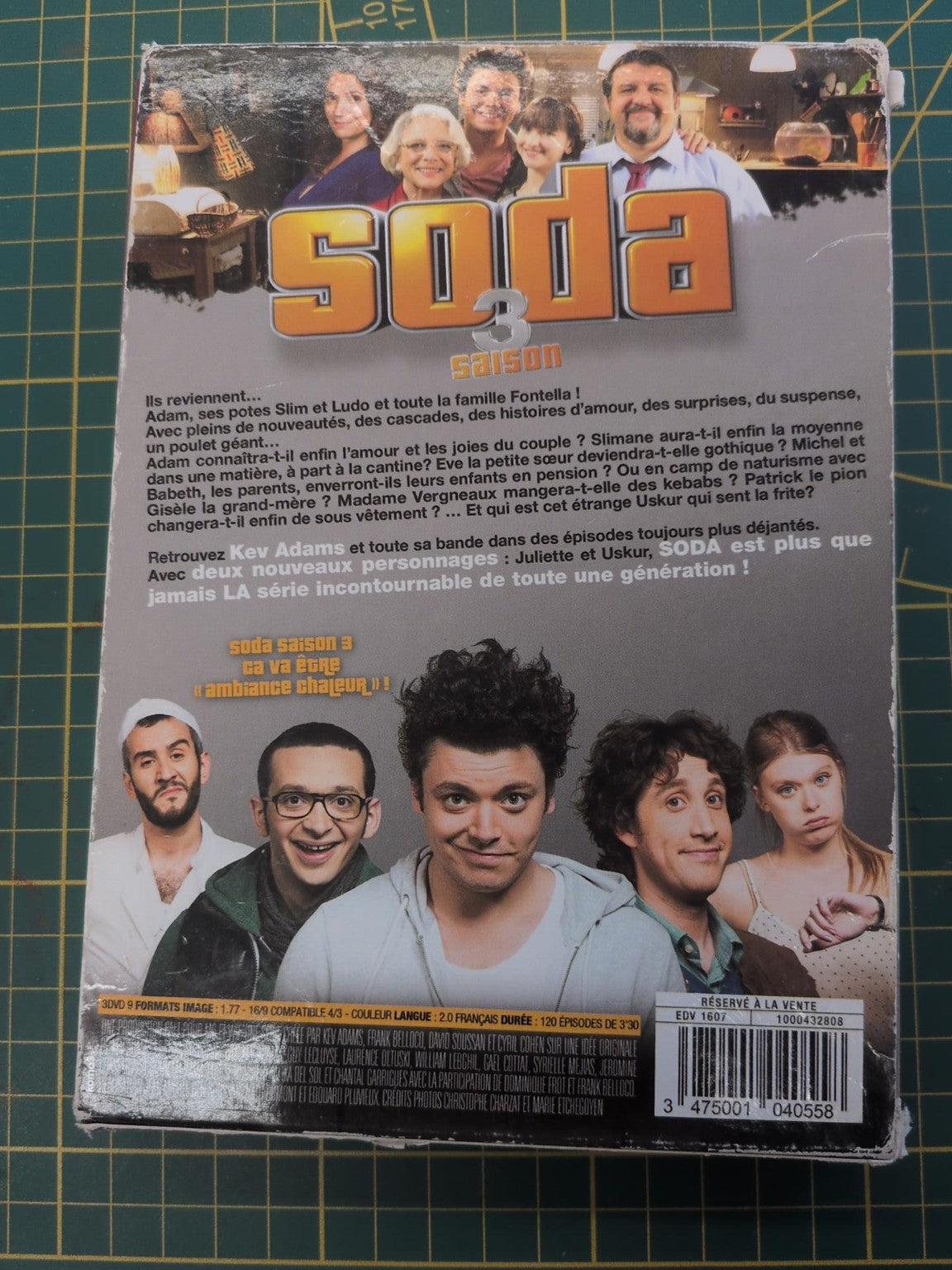 Soda saison 3 partie 1 - coffret DVD dos