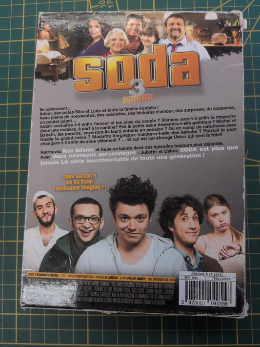Soda saison 3 partie 1 - coffret DVD dos