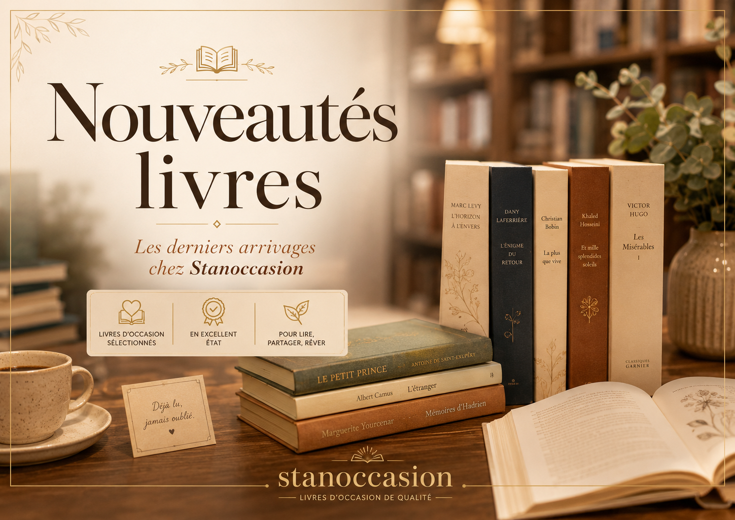 Nouveautés livres d’occasion