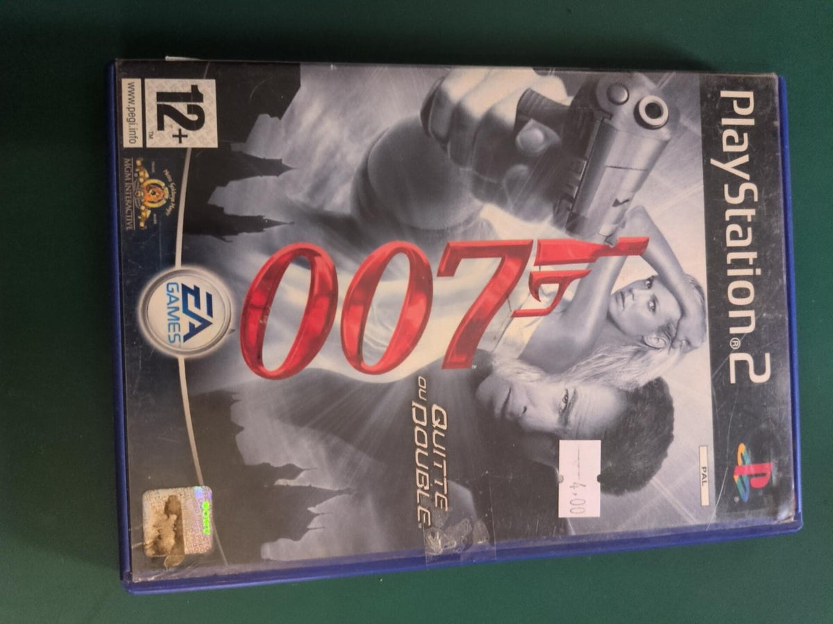 007 Quitte ou Double PlayStation 2 PS2 PAL - face avant