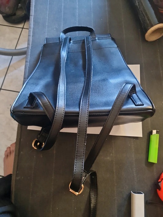 Sac à main à dos noir