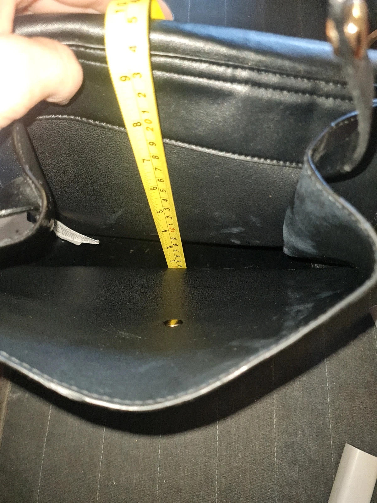 Sac à main à dos noir