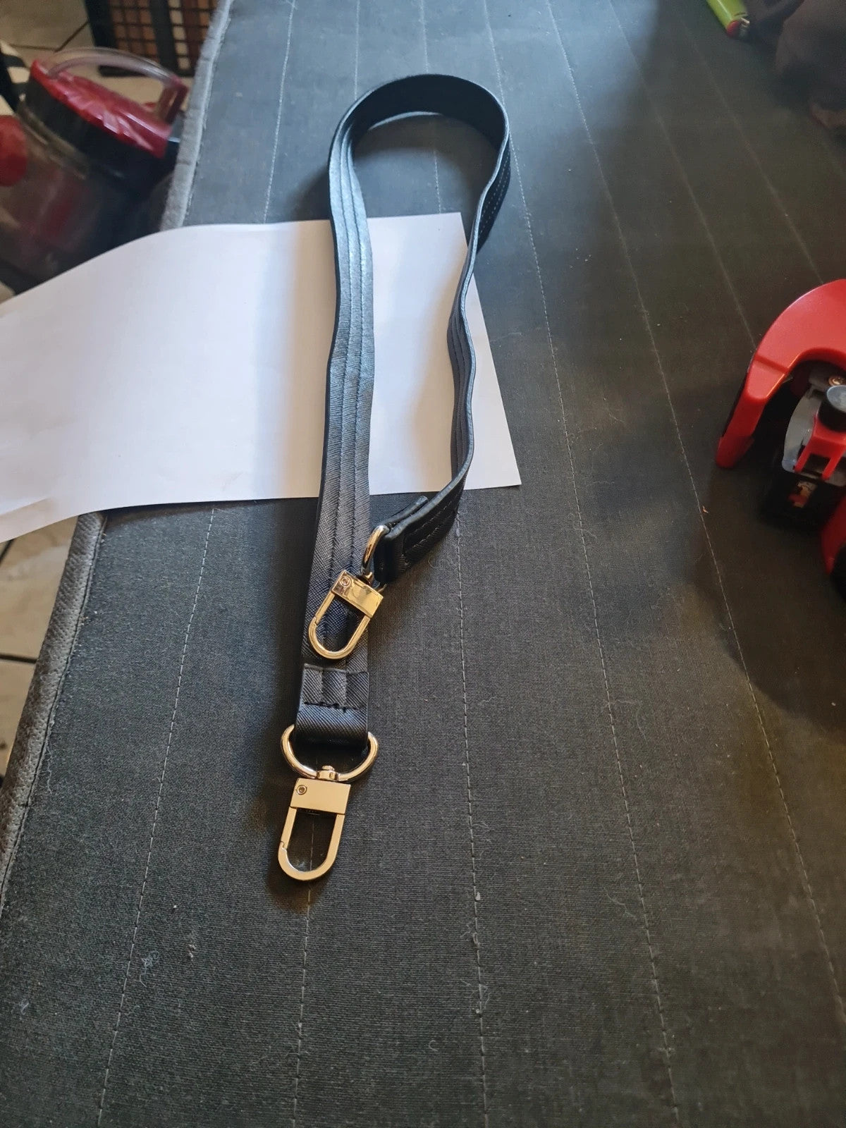 Bandoulière de sac à main noir 91 cm