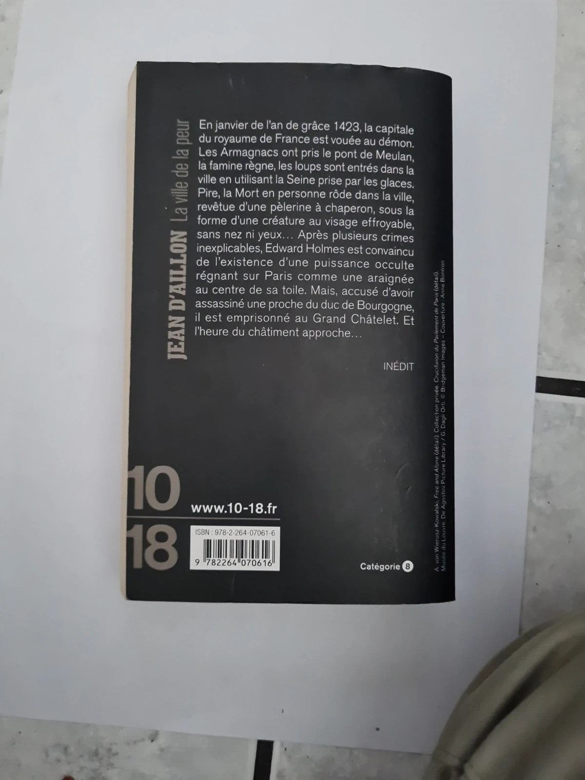 La ville de la peur , Jean d' Aillon 10-18