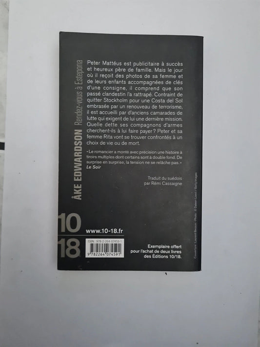 Ake Edwardson,  rendez-vous à Estepona