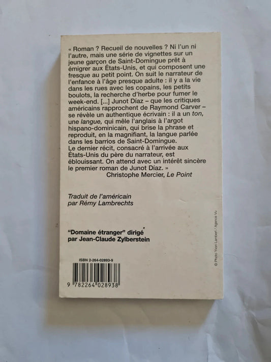 Los Boys 
Junot Diaz 10-18