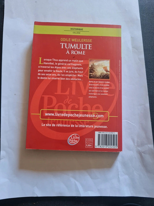 Tumulte à Rome,  Odile Weulersse