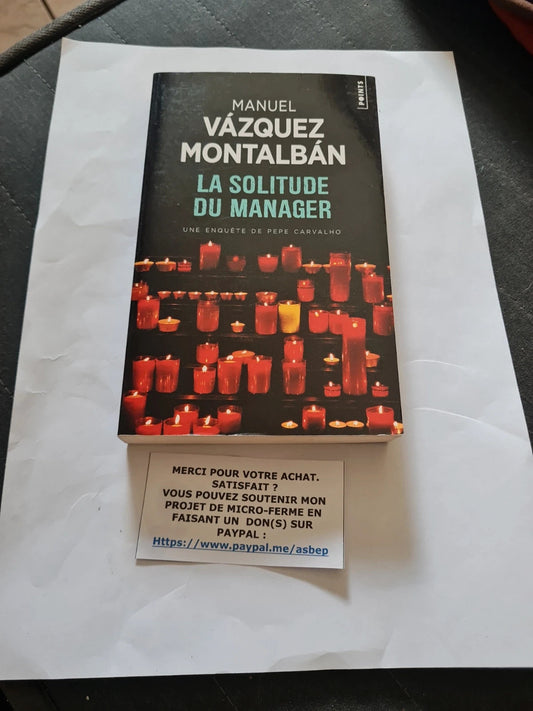 La Solitude Du Manager - Manuel Vázquez Montalbán