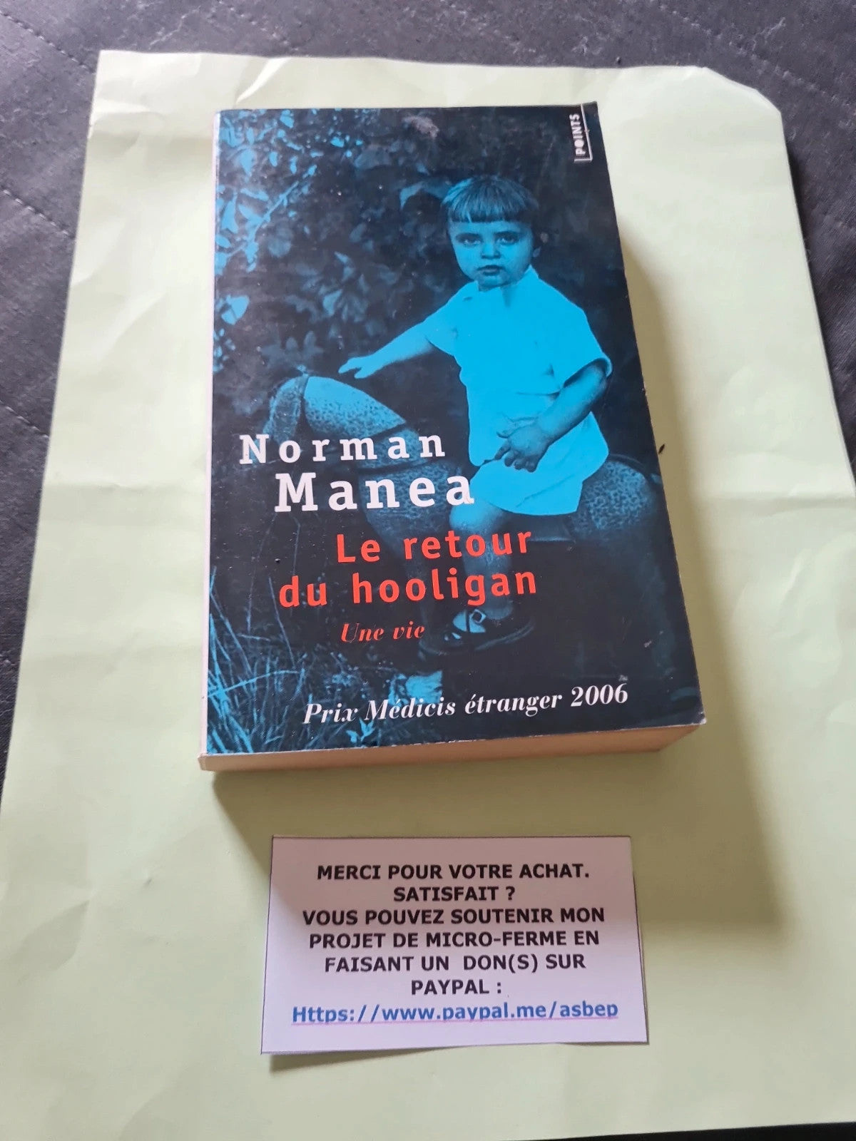 Le Retour Du Hooligan - Une Vie - norman manea