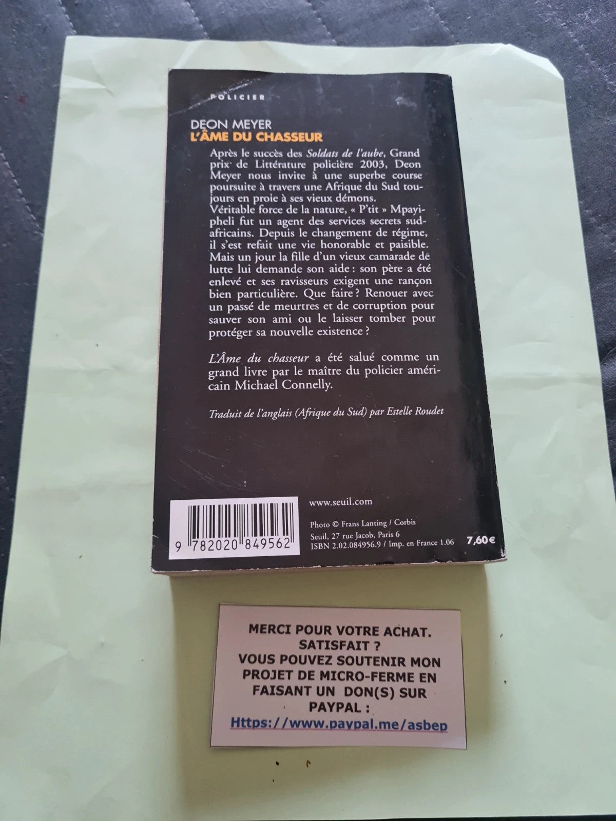 L'Âme du chasseur
Deon Meyer