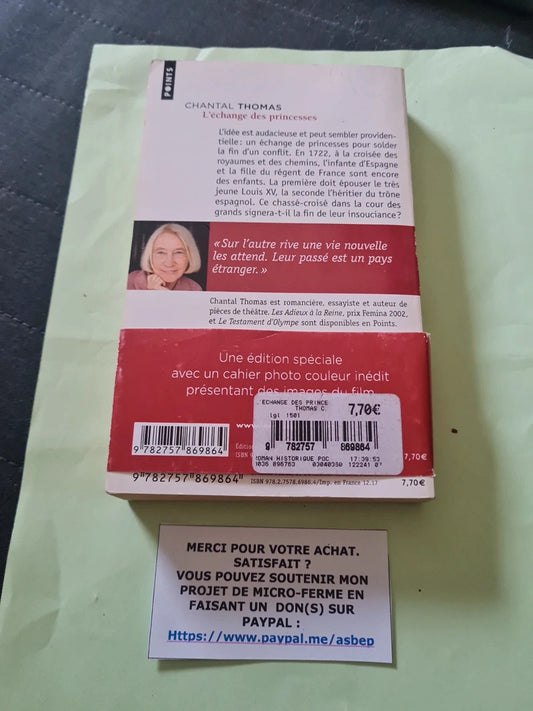 L'Échange des princesses
Chantal Thomas