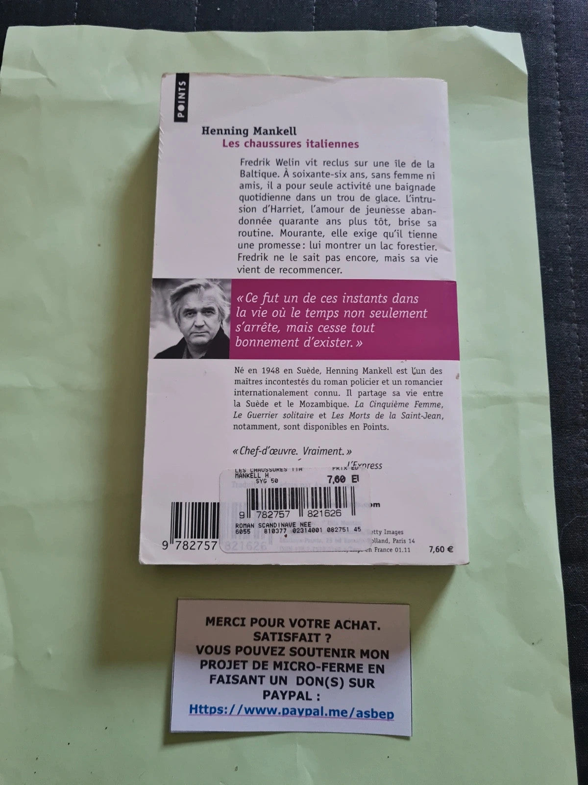 Les Chaussures italiennes
Henning Mankell