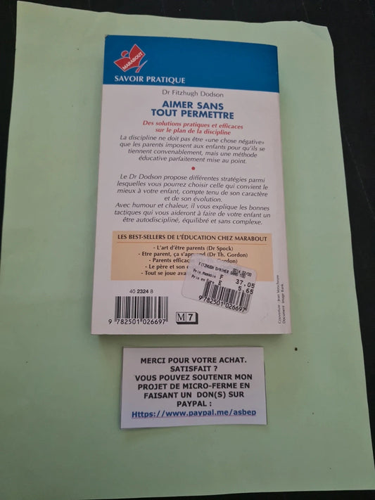 Aimer Sans Tout Permettre - Dr Fitzhugh Dodson