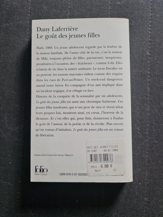 Le Goût Des Jeunes Filles - Dany Laferrière - Folio 4566