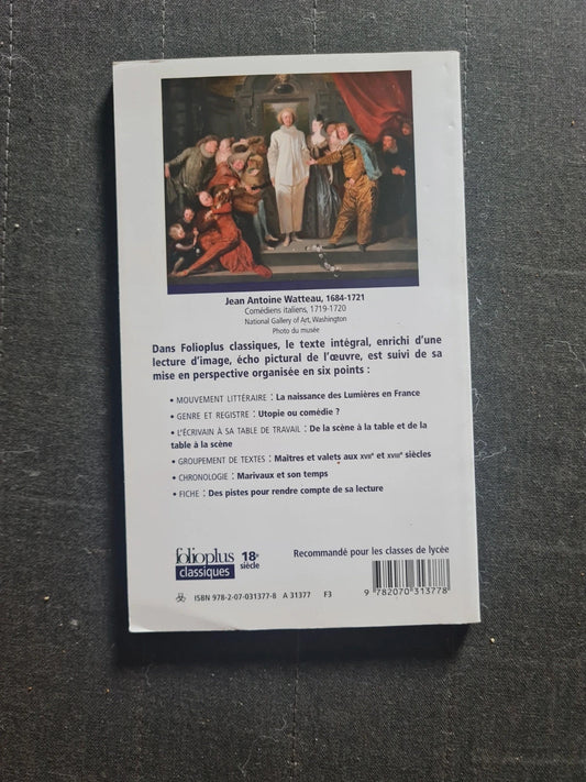 L'ile Des Esclaves - Pierre de Marivaux  folio+ classique