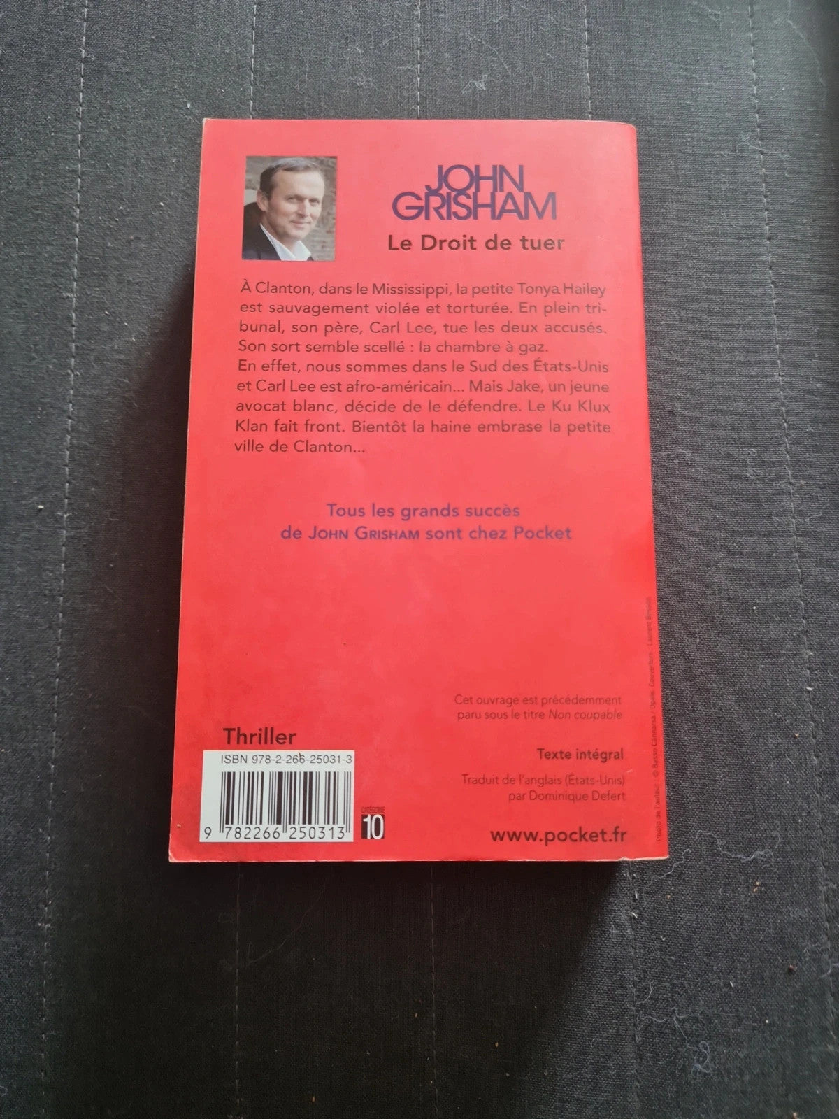 Le Droit De Tuer - john grisham