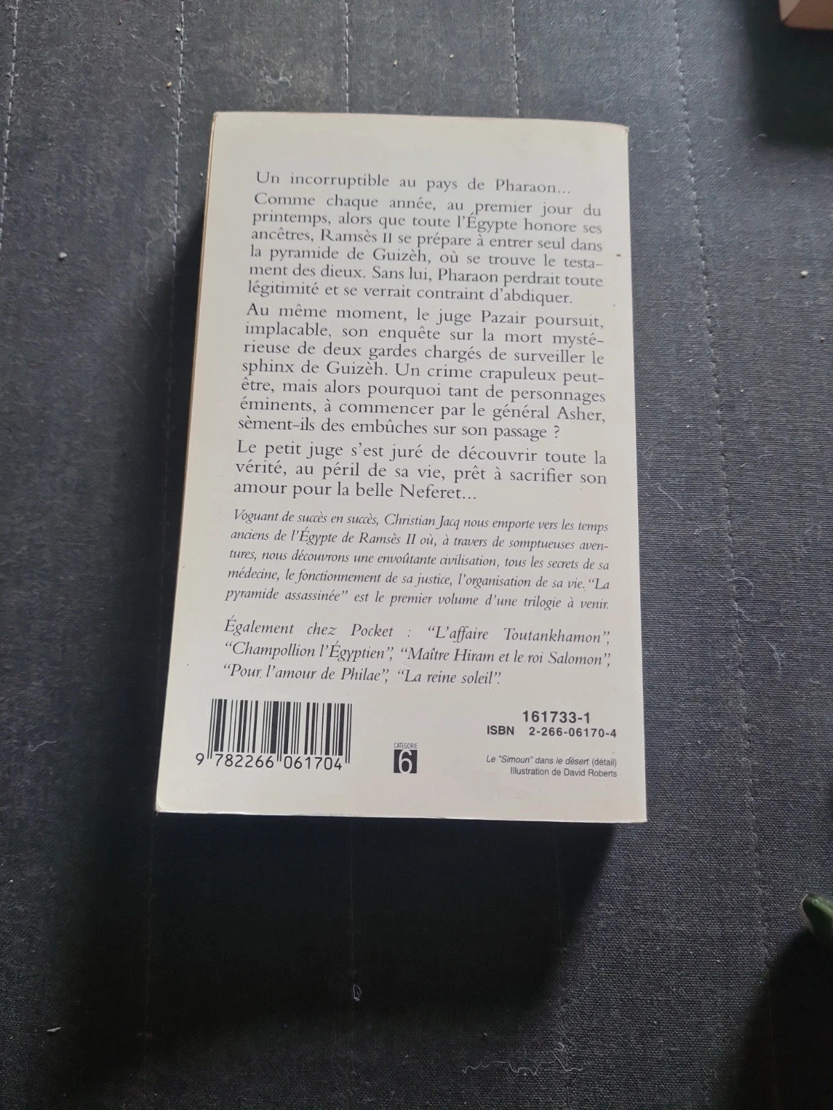 Le Juge D'egypte Tome 1 - La Pyramide Assassinée - christian jacq