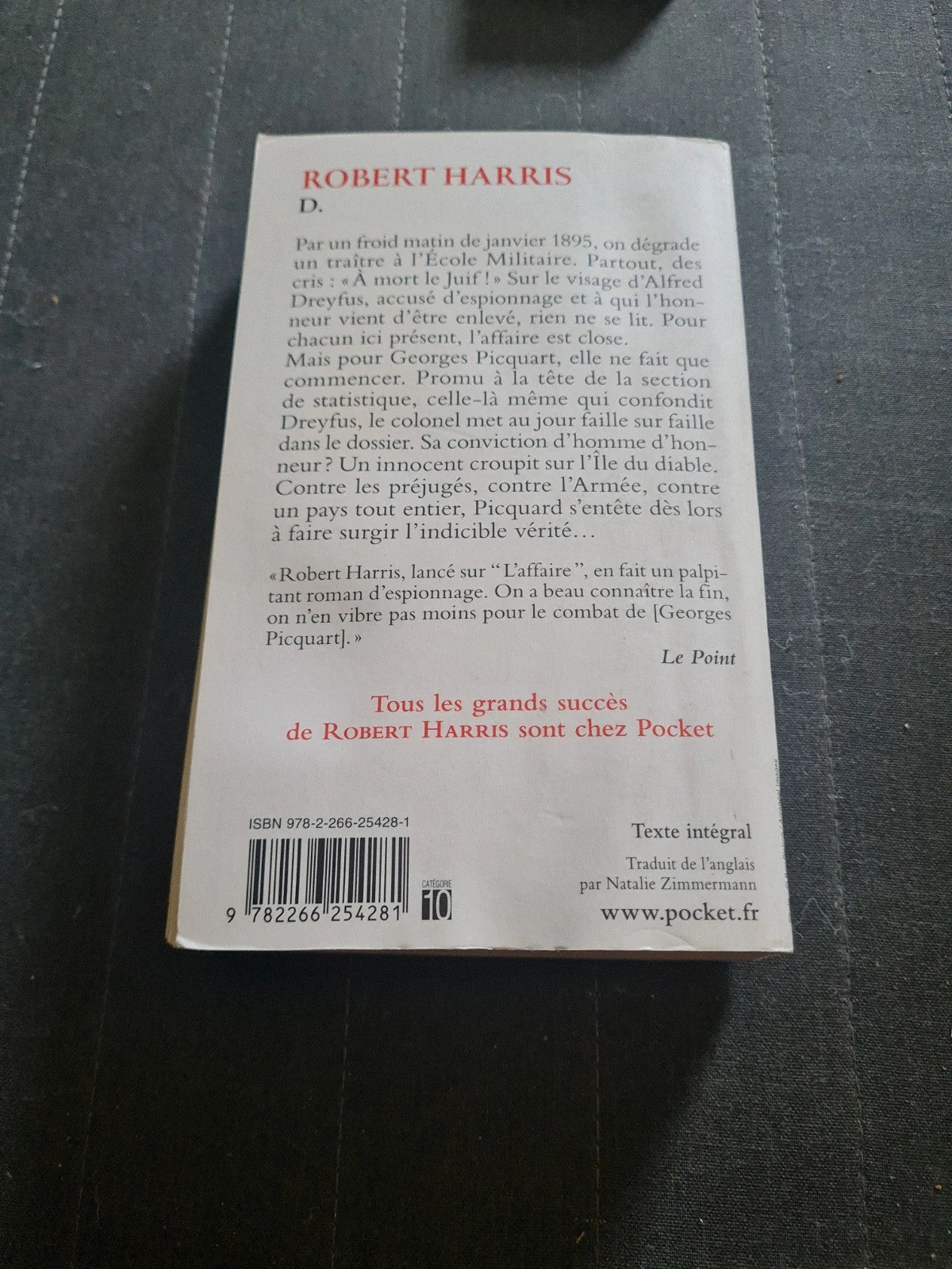 D. - Robert Harris pocket N°16194