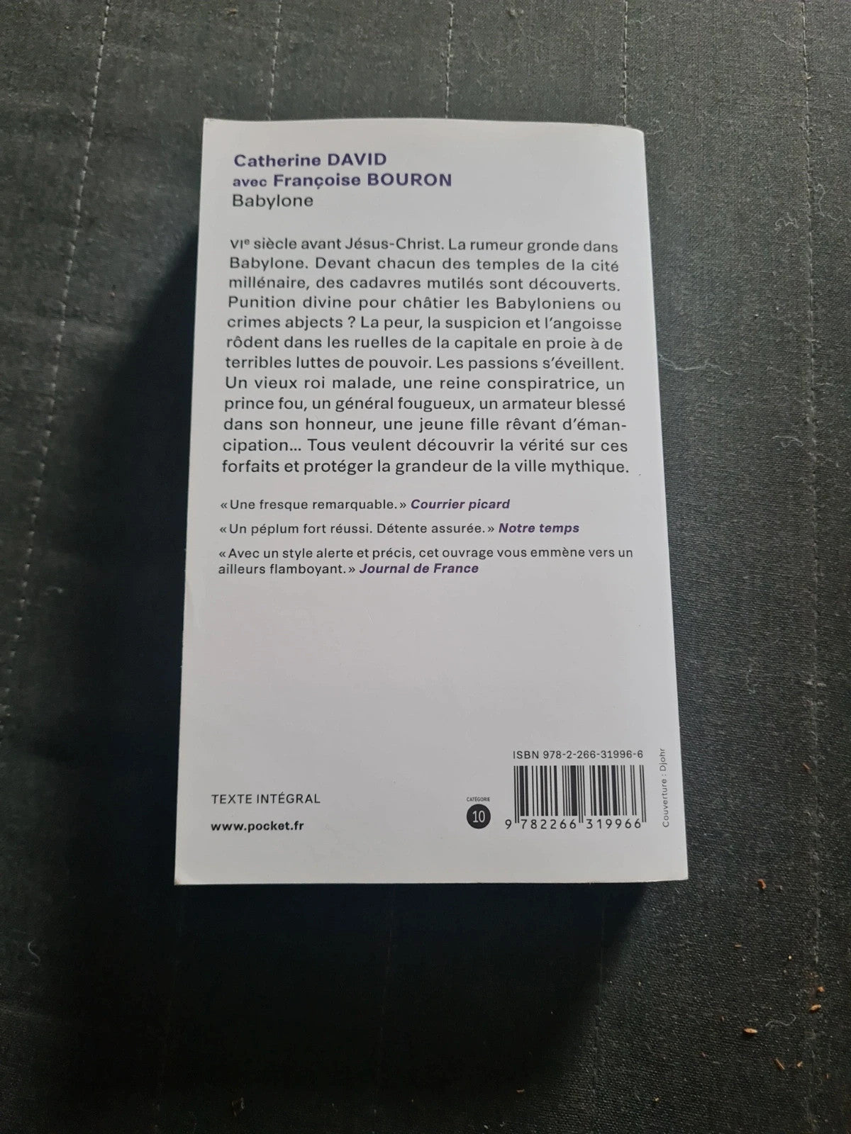 Babylone - Le Réveil Des Passions - catherine david N°18371