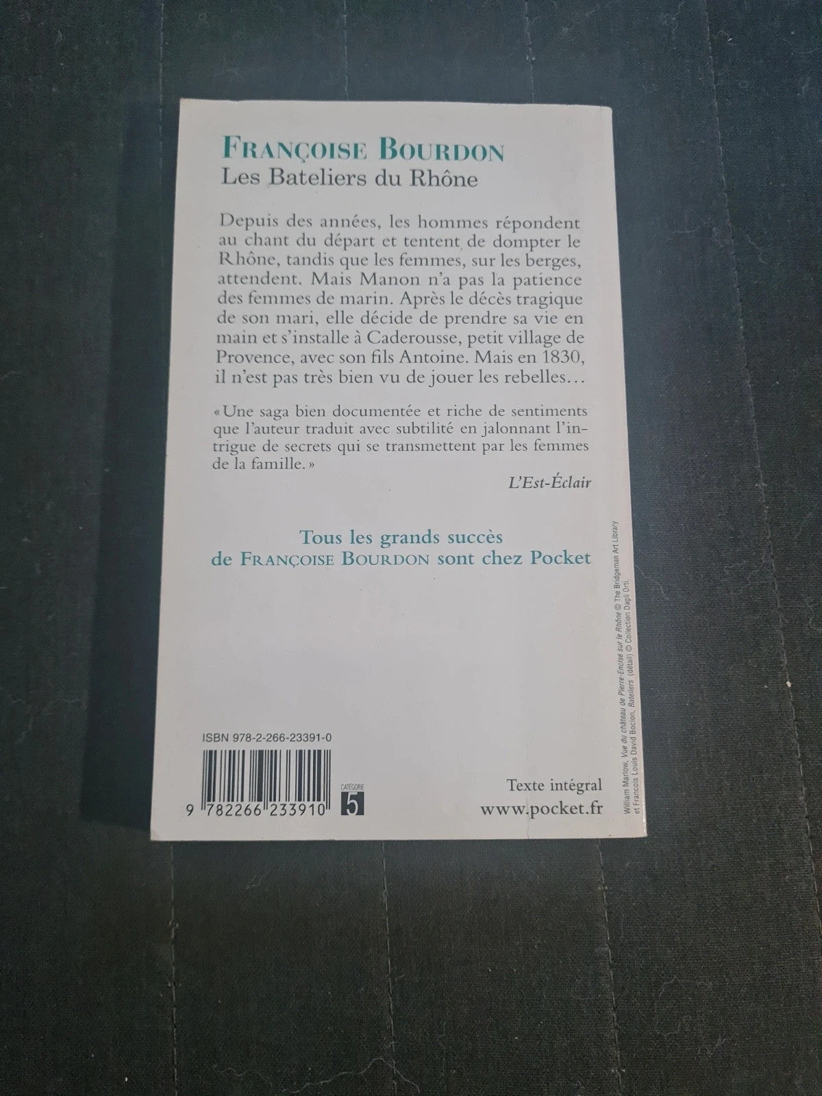 Les bateliers du Rhône, Françoise Bourdon