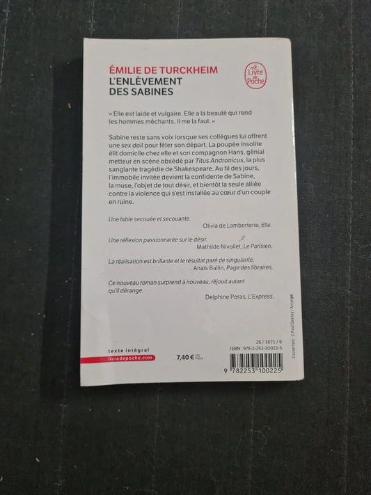 L'Enlevement des sabines, Emilie de Turckheim