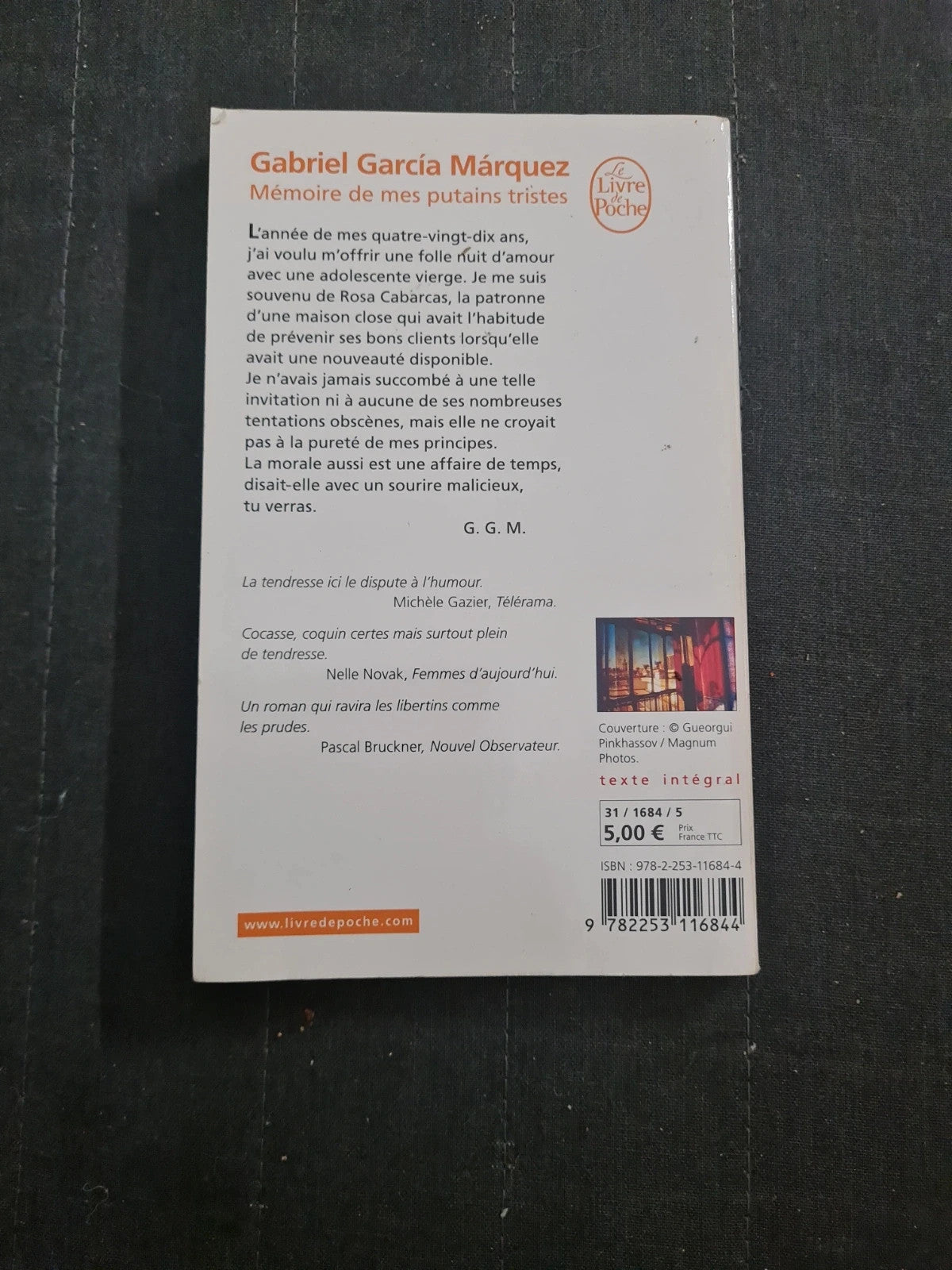 Gebraucht – Erinnerung an meine traurigen Huren, Gabriel García Márquez