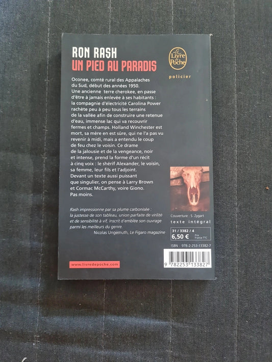 Un pied au paradis , Ron Rash
