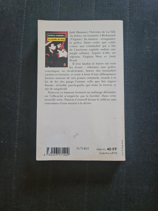 La Griffe du Sud, Patricia Cornwell