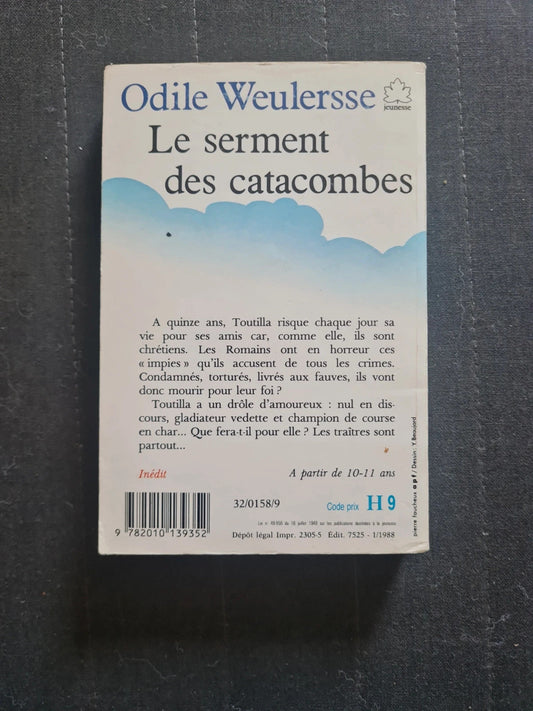 Le serment des catacombes, Odile Weulersse